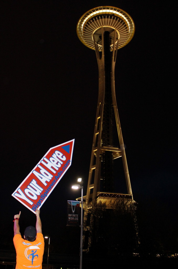 Sign Spinners in Seattle