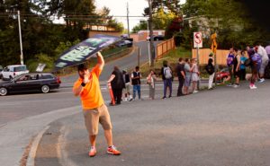 Sign Spinners in Seattle Promoting Snoop Dog Meet & Greet)