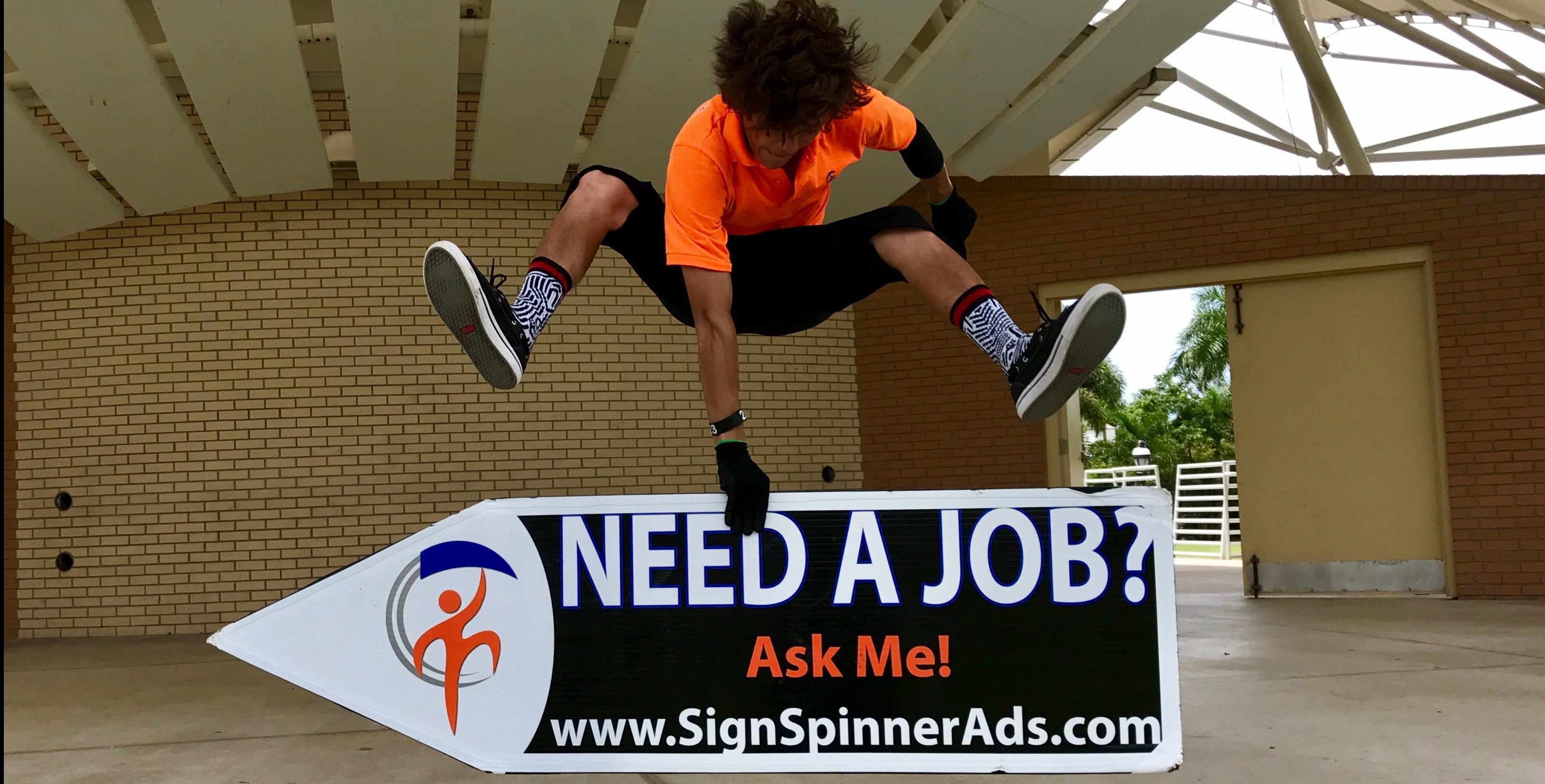 Employment Opportunities Sign Spinner Advertising