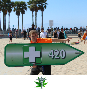Sign Spinners promote Recreational and Medical Marijauna