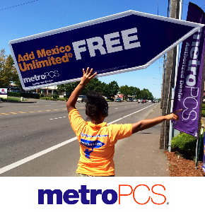 Sign Spinners Promote Metro PCS Seattle - Portland - Los Angeles - Miami