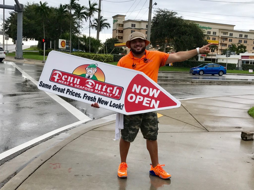 Sign Spinners Naples and Fort Myers